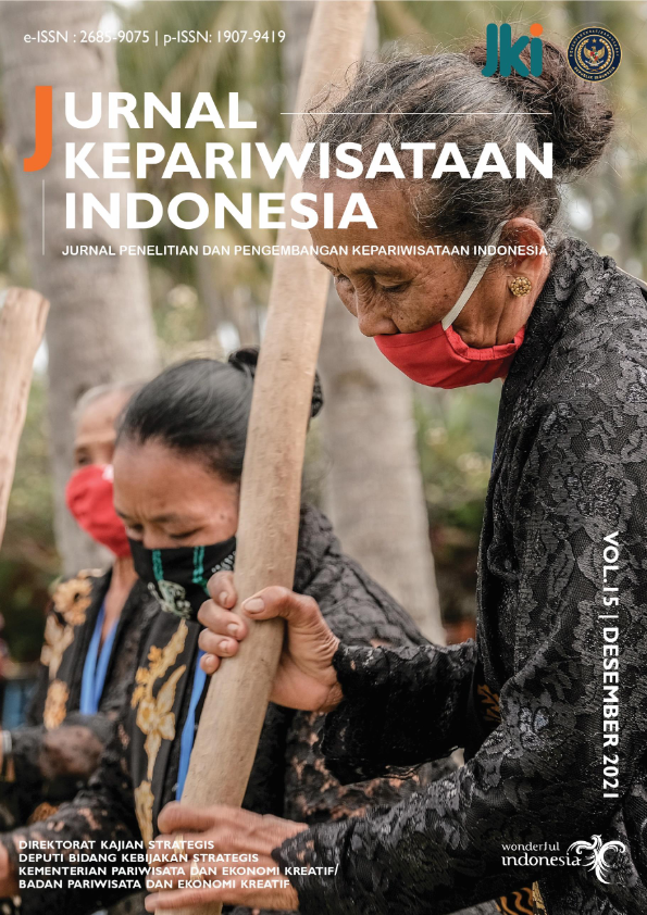 Vol. 15 No. 2 (2021): December 2021 | Jurnal Kepariwisataan Indonesia ...